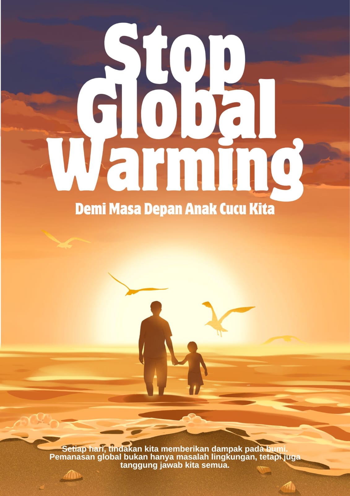 Poster Stop Global Warming