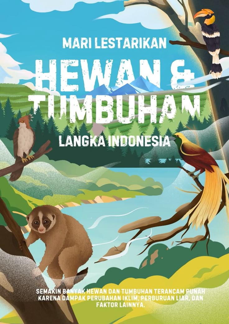 poster keragaman hayati dan hewani