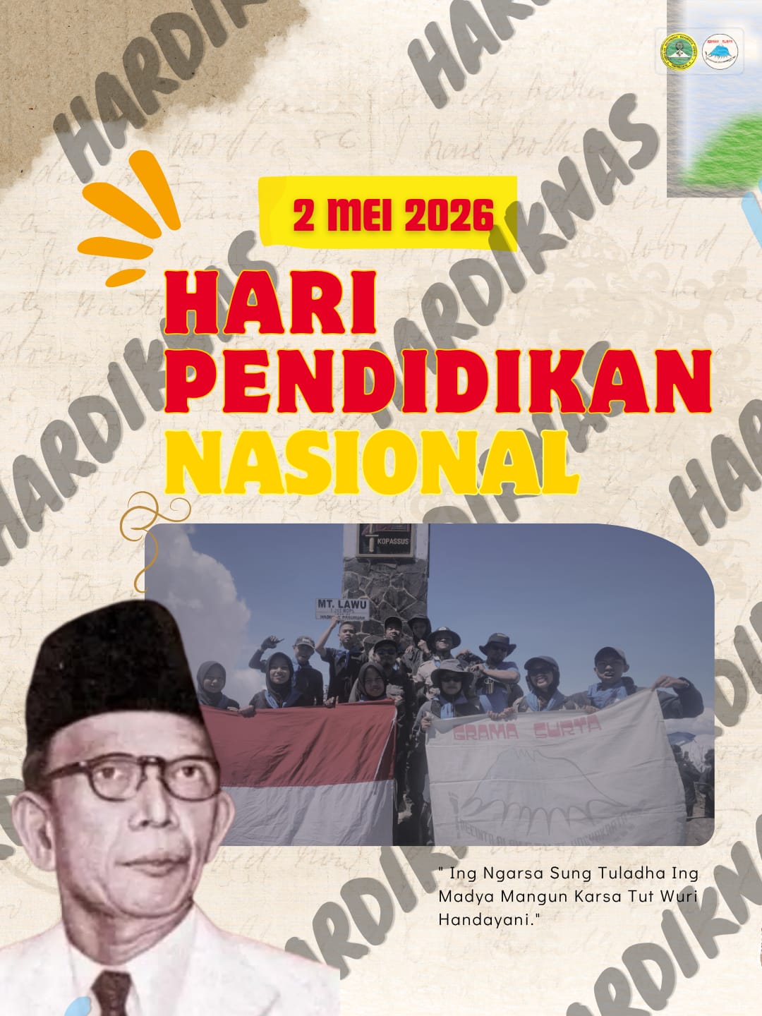 Poster hardiknas